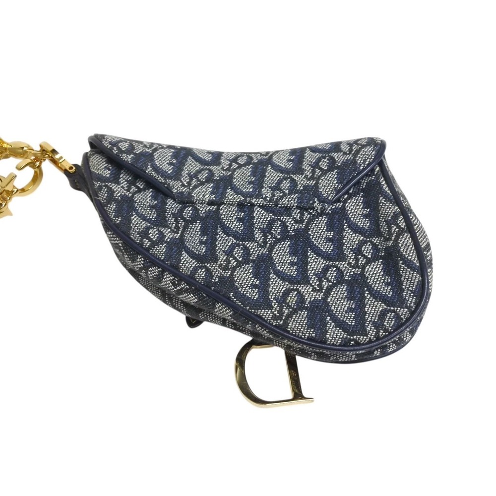 Dior Trotter Christian Bag Blue Saddle Navy - Picture 3 of 10